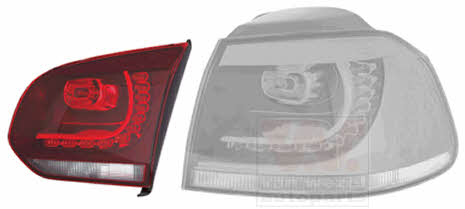 Back lights Volkswagen Golf: 5765934 Van Wezel Tail lamp inner right