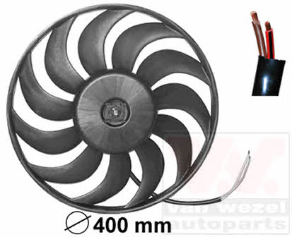 Van Wezel 0325747 Hub, engine cooling fan wheel 0325747