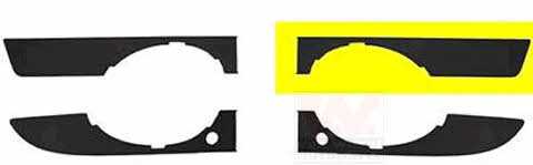 0326593 Van Wezel Fog lamp frame