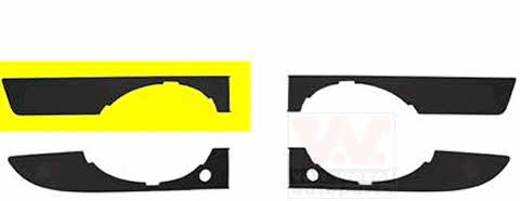 0326594 Van Wezel Fog lamp frame