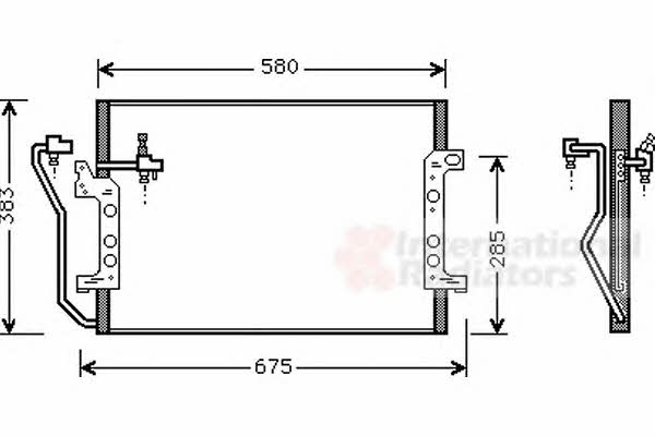 30005289 Van Wezel AC Condenser