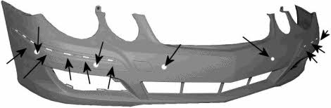 3043579 Van Wezel Front bumper