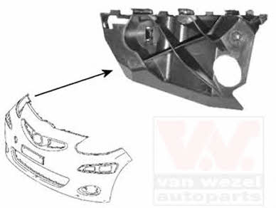Van Wezel 5403568 Bracket front bumper, right 5403568 5403568 Van Wezel Bracket front bumper, right
