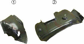 Van Wezel 0627434 Front right liner 0627434 0627434 Van Wezel Front right liner