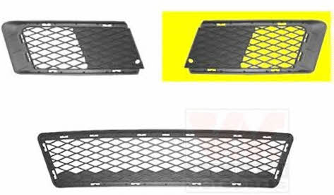 Radiator grill BMW 3 series: 0659591 Van Wezel Front bumper grille (plug) left