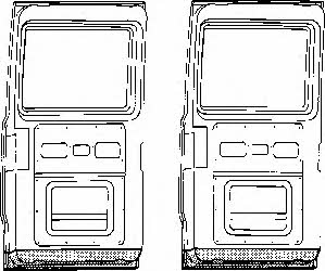 3050249 Van Wezel Repair part door