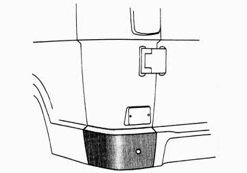 Van Wezel 3070134 Repair part rear fender right 3070134