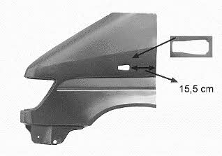 Front wing panel Mercedes Sprinter: 3075656 Van Wezel Front fender right