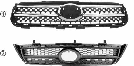 Radiator grill Toyota Rav 4: 5470510 Van Wezel Grille radiator