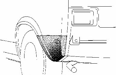 Fender repair parts Volkswagen: 5810134 Van Wezel Repair part rear fender right