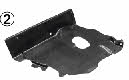0903435 Van Wezel Fender liner front left