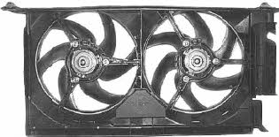 Van Wezel 0903751 Hub, engine cooling fan wheel 0903751