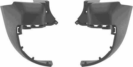 0905534 Van Wezel Rear bumper corner right