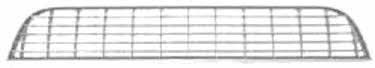 Radiator grille Fiat Punto: 1624599 Van Wezel Front bumper grill