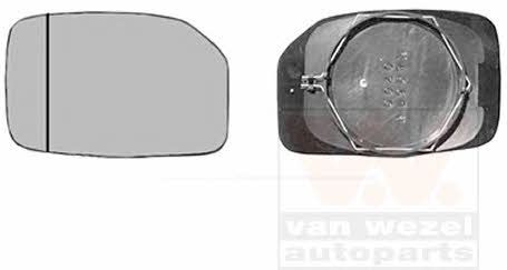 4009833 Van Wezel Wing mirror glass, left