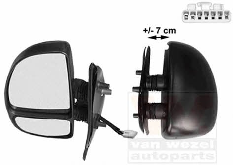 1747807 Van Wezel Rearview mirror external left