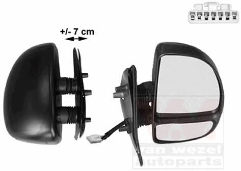 1747808 Van Wezel Rearview mirror external right