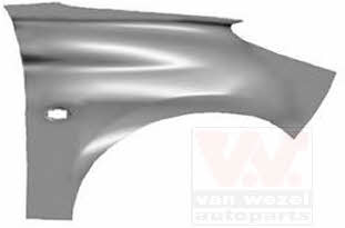 Front fender Peugeot 206: 4032656 Van Wezel Front fender right