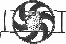 Van Wezel 4038747 Hub, engine cooling fan wheel 4038747