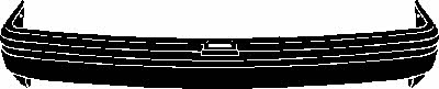 Rear bumper Ford Fiesta: 1837542 Van Wezel Bumper rear