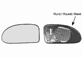 Van Wezel 1858861 Left side mirror insert 1858861