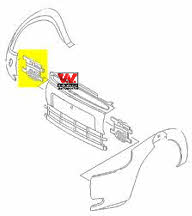 1865563 Van Wezel Front bumper corner left