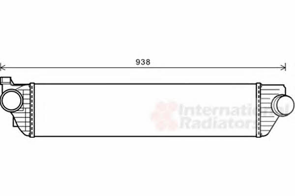 Turbocharger intercooler Renault Master: 43004498 Van Wezel Intercooler, charger