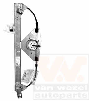 Window winder mechanism Renault Megane: 4375263 Van Wezel Power window left