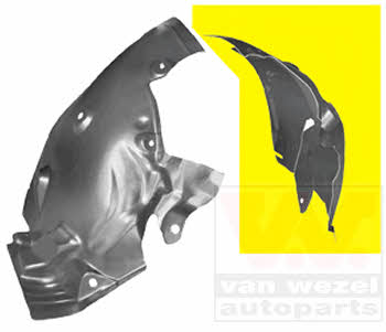 Wheel arch liner Renault: 4377433 Van Wezel Fender liner front left
