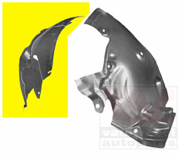 Wheel arch liner Renault: 4377434 Van Wezel Front right liner