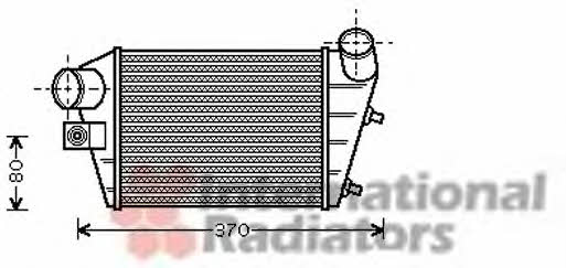 Intercooler Alfa Romeo: 01004086 Van Wezel Intercooler, charger
