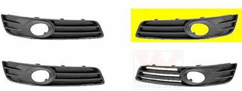 0334591 Van Wezel Front bumper grille (plug) left