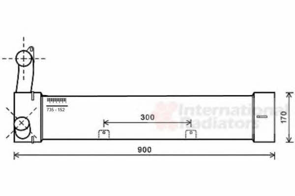 Van Wezel 02004214 Intercooler, charger 02004214