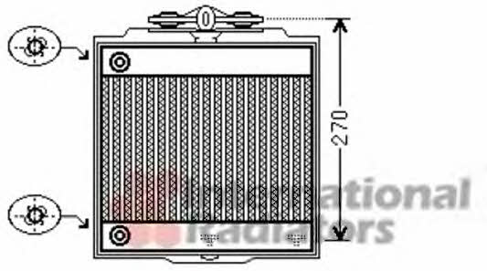 Van Wezel 06002366 Radiator, engine cooling 06002366