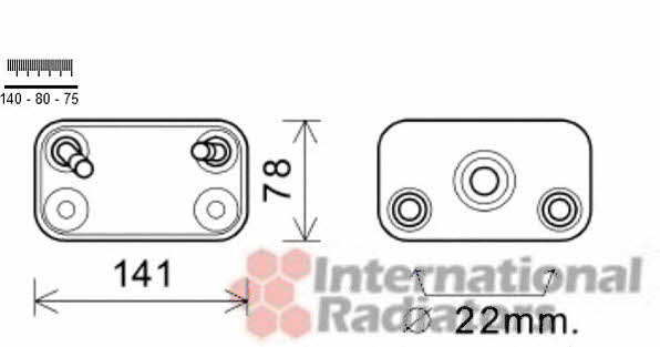 Oil cooler heat exchanger BMW X5: 06003406 Van Wezel Oil cooler