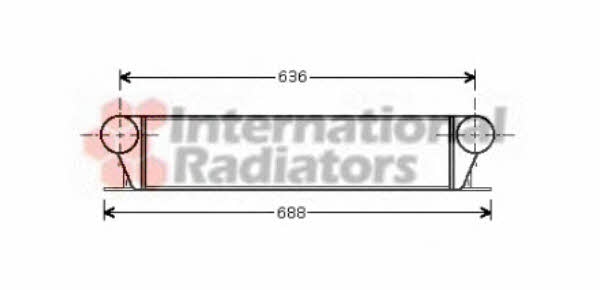 06004253 Van Wezel Intercooler, charger