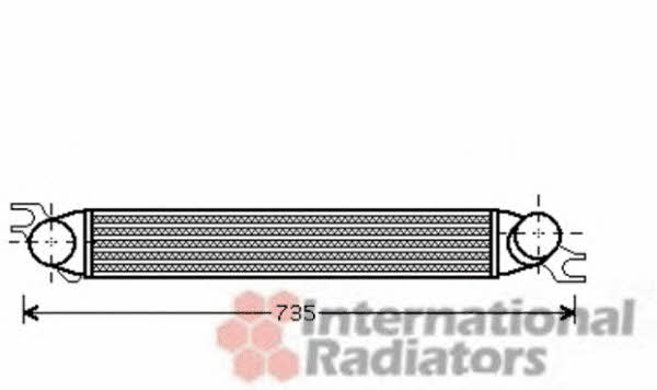 Van Wezel 06004340 Intercooler, charger 06004340