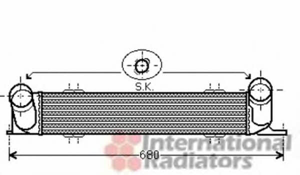 Van Wezel 06004378 Intercooler, charger 06004378