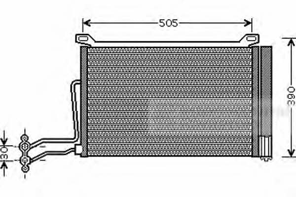 Air conditioner condenser Mini Cooper: 06005264 Van Wezel AC Condenser