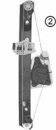 0628263 Van Wezel Power window left