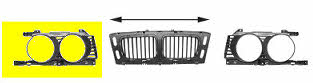 0635412 Van Wezel Radiator grille right