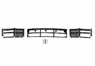 0639590 Van Wezel Front bumper grill