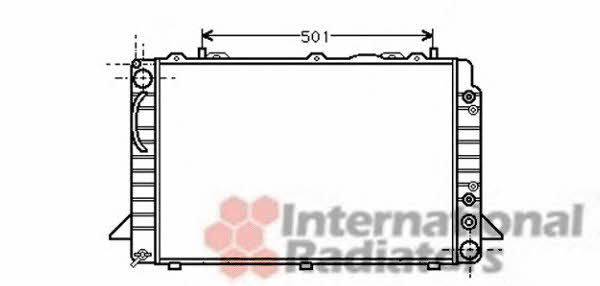 Van Wezel 03002088 Radiator, engine cooling 03002088