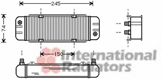 Van Wezel 03003131 Oil cooler 03003131