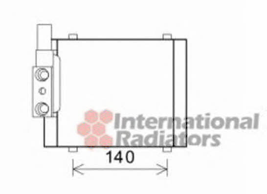 Van Wezel 03003325 Oil cooler 03003325