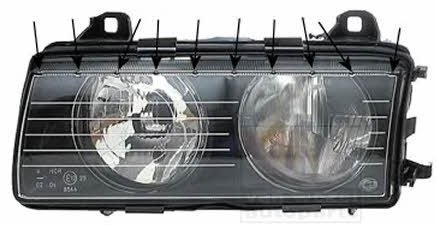 0640966 Van Wezel Headlight right
