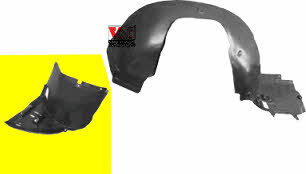 Wheel arch liner BMW: 0647435 Van Wezel Fender liner front left