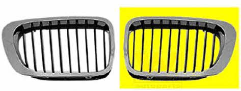 0647517 Van Wezel Radiator grill left