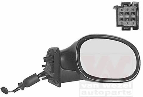 Door mirror Citroen C3: 0925808 Van Wezel Rearview mirror external right