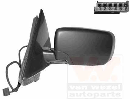 0648807 Van Wezel Rearview mirror external left
